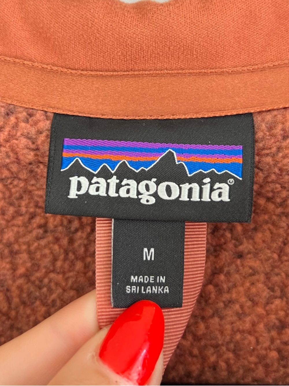 Patagonia Better Sweater 1/4 Zip Fleece Pullover Jacket Burl Red Heather Medium - Picture 9 of 12